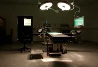 One of six operating rooms at Hôpital Universitaire de Mirebalais.: Photograph by Jon Lascher/Partners In Health